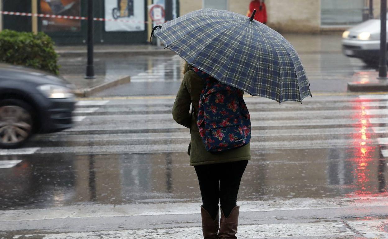 Lluvias en Valencia.