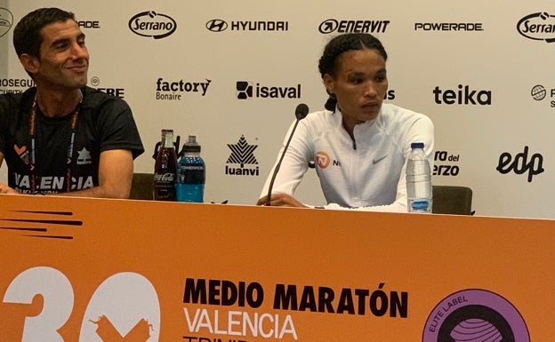 Gidey, pisa fuerte en Valencia: «Es mi debut pero estoy preparada para hacer el récord»