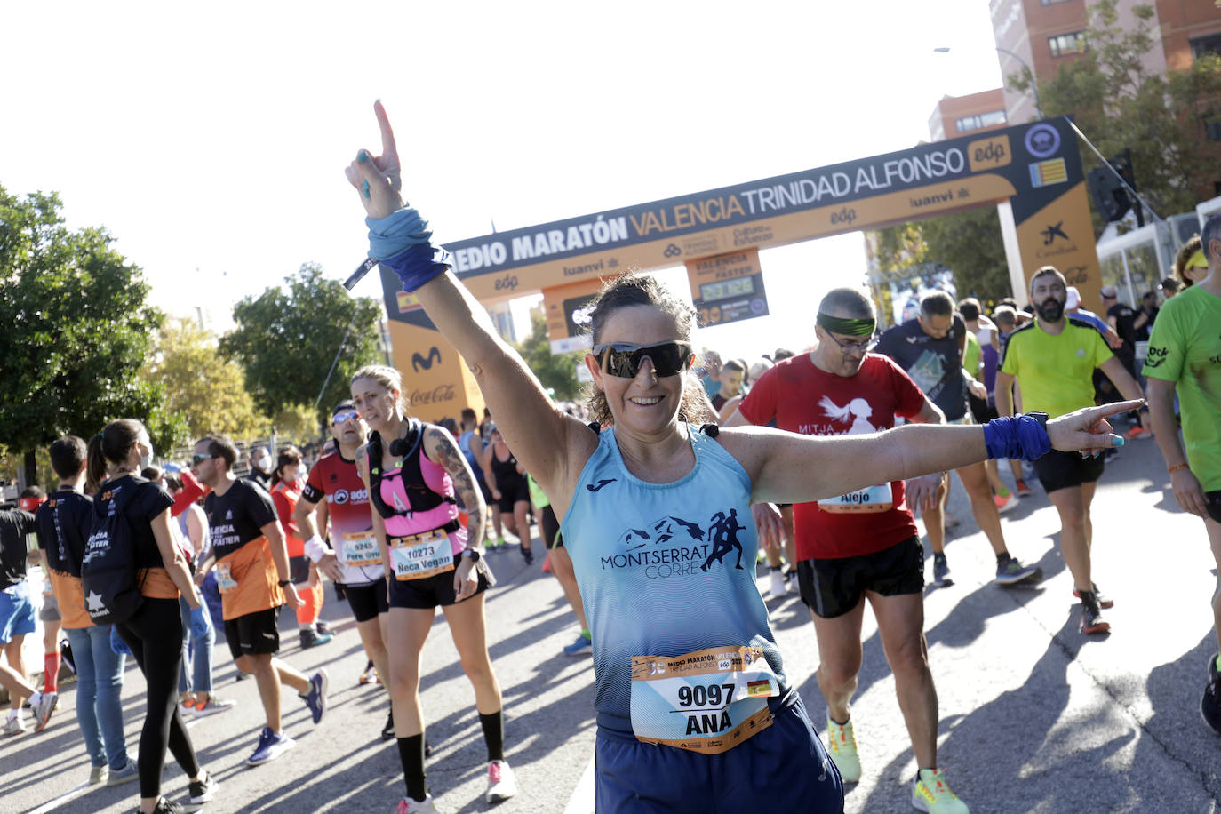 Fotos: Búscate en la meta del Medio Maratón de Valencia 2021 (2)