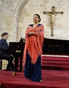 Imagen secundaria 2 - Montserrat Martí, Teresa Albero y Luis Santana y varios momentos del recital de ópera y zarzuela. 