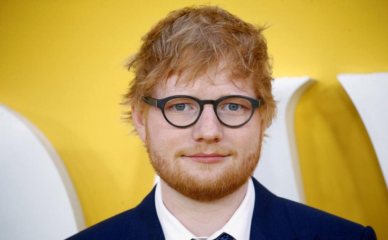 El cantante Ed Sheeran. 