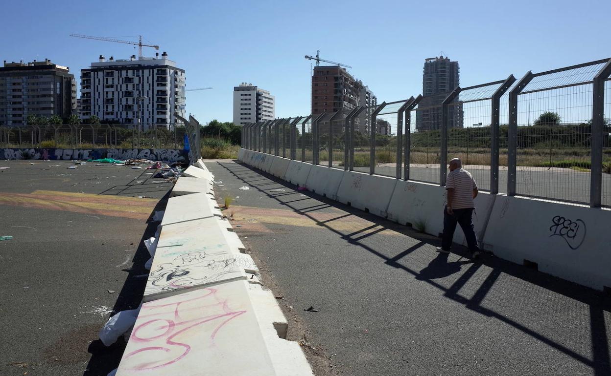 Estado actual del circuito de Fórmula 1.