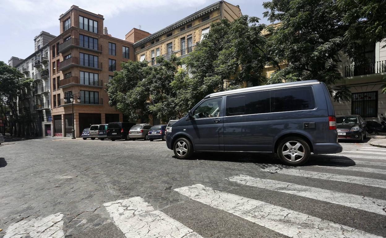 La plaza Portal Nou, uno de los emplazamientos de las cámaras. 