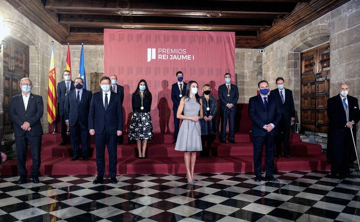 La Reina Doña Letizia presidió la entrega de 2020. 