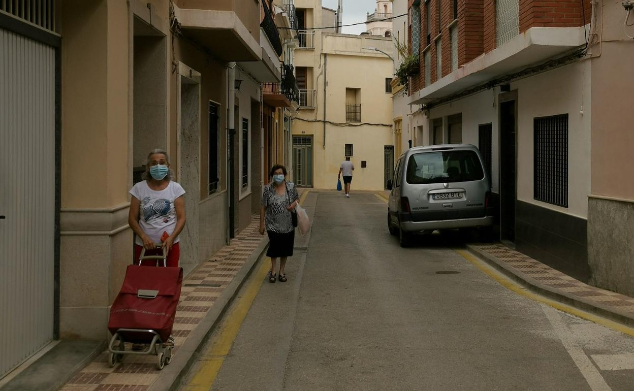 Una de las calles donde se actuará en Almussafes.