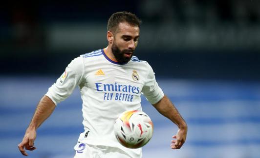 Dani Carvajal, en un partido de esta temporada. 