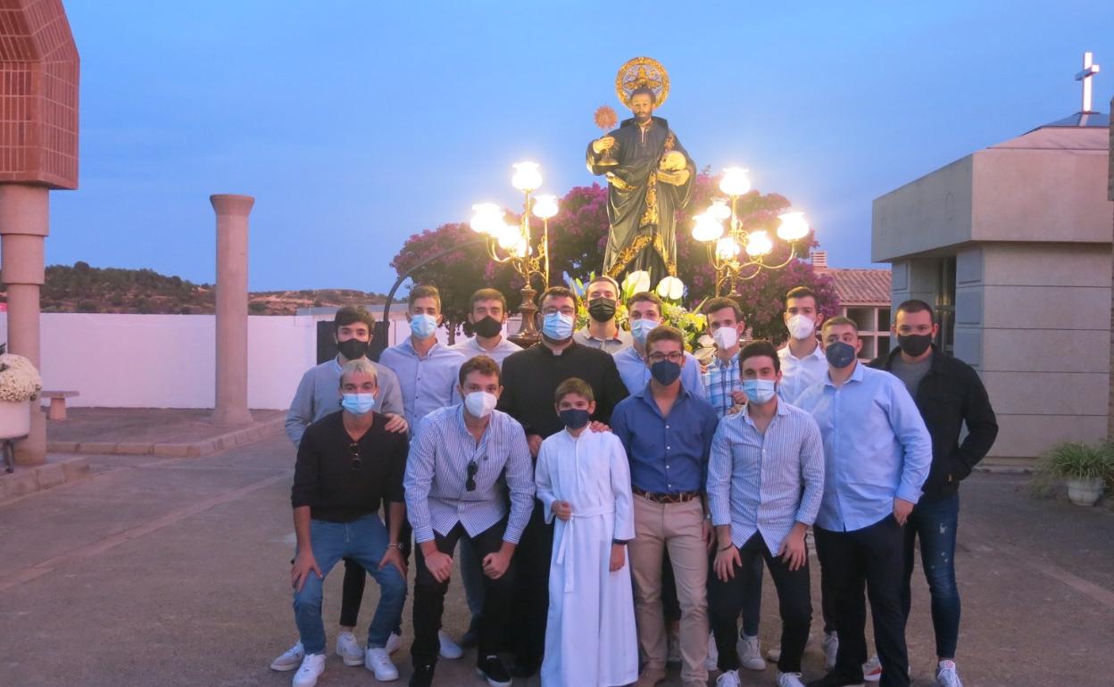 La imagen de San Francisco de Borja en Turís.