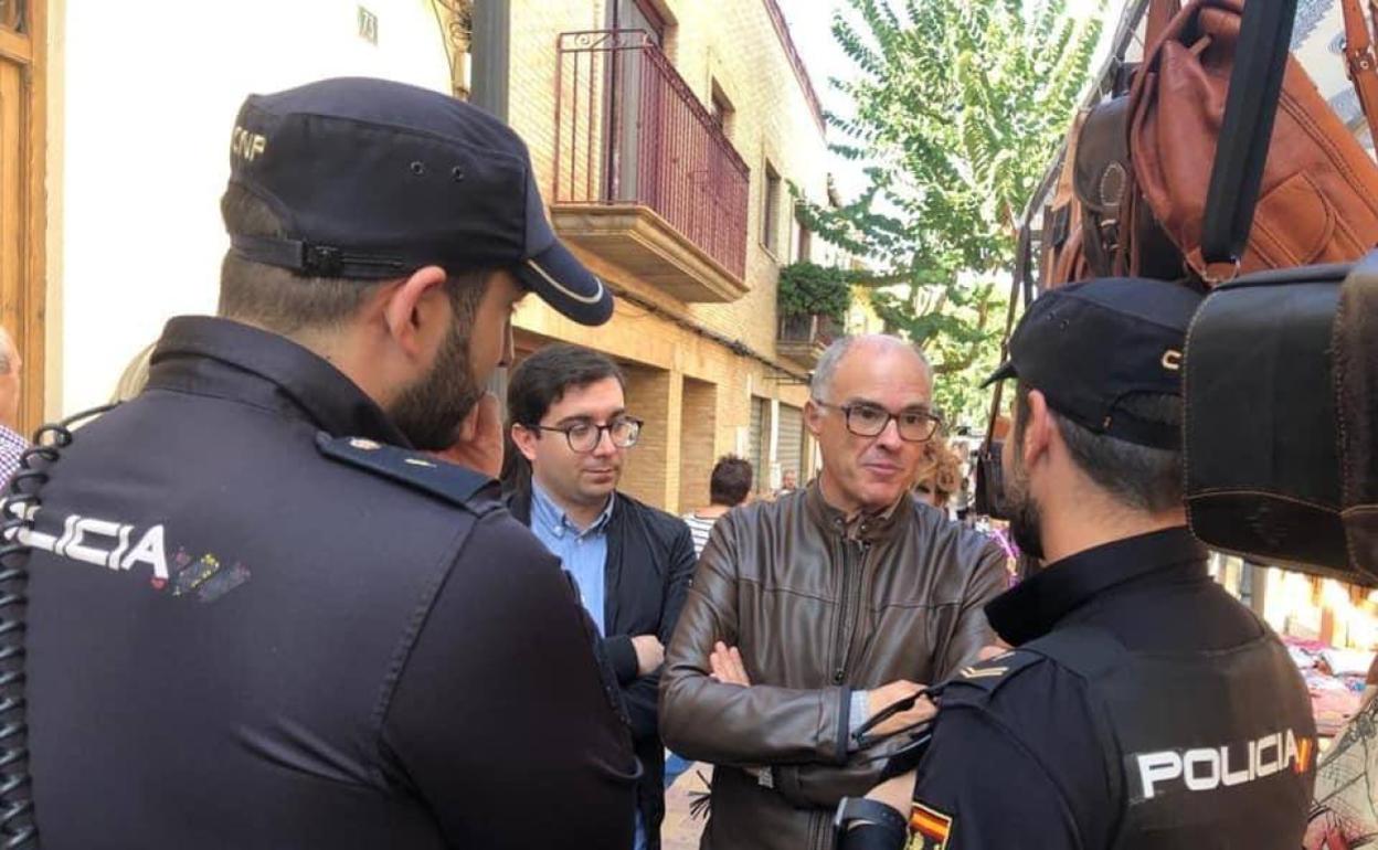 El presidente del partido, Marcos Campos. 