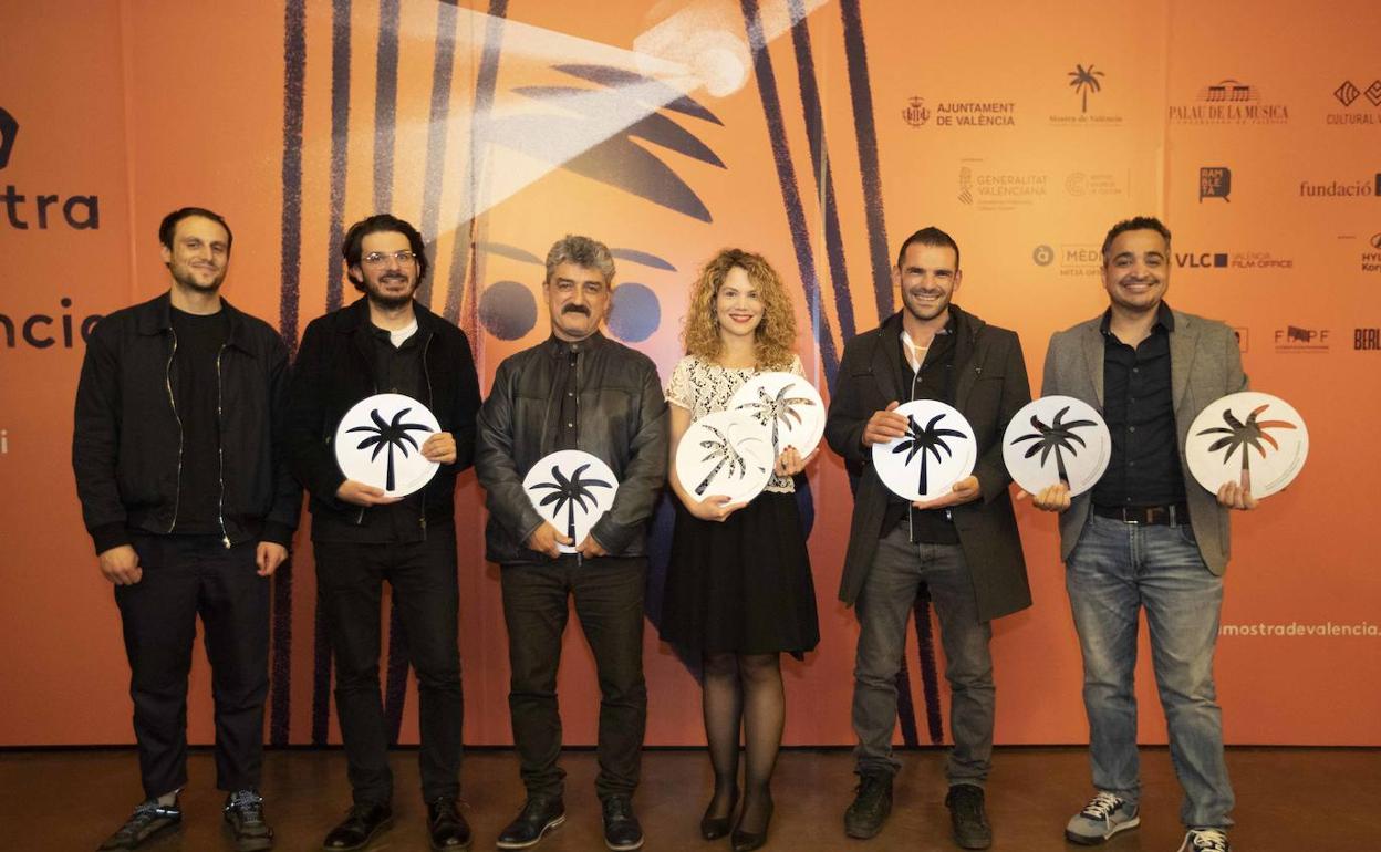 Los premiados de la pasada edición de la Mostra de Valencia. 