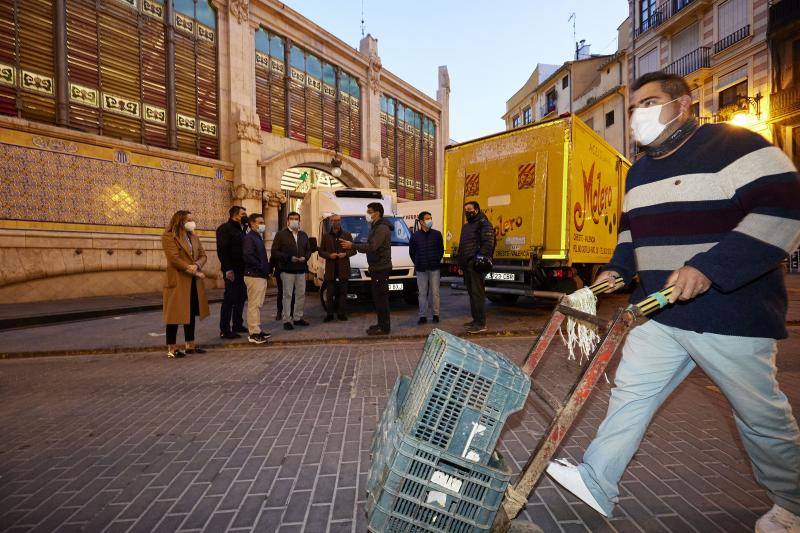 Fotos: Vendedores y transportistas denuncian los problemas de movilidad en el Mercado Central