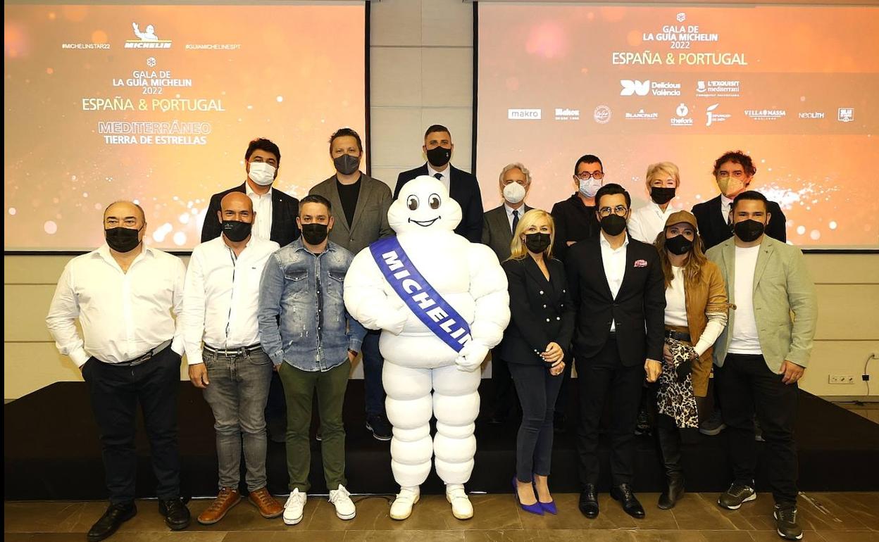 Foto de la presentación de la gala Michelín en Valencia