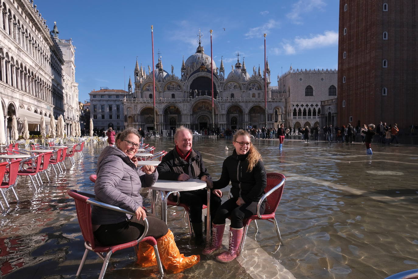 Fotos Venecia: El acqua alta vuelve a Venecia