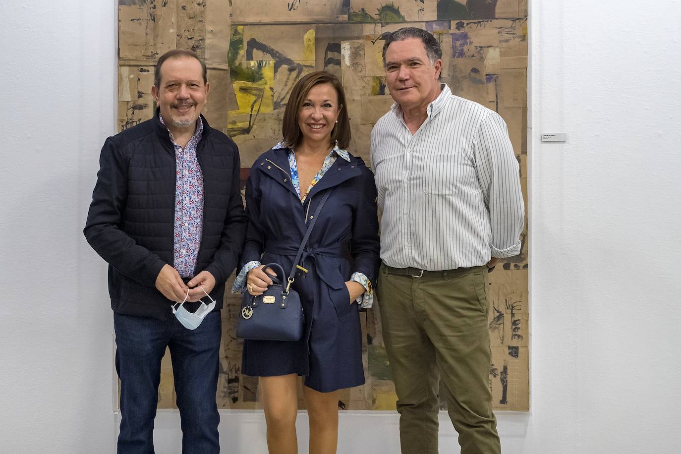 Ricardo Gil, Amelia Delhom y Miguel Castillo.