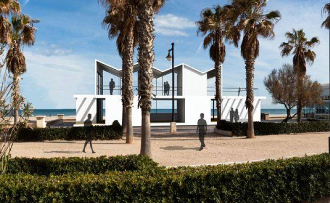 Chiringuitos en la playa de la Malvarrosa | Los nuevos chiringuitos del paseo marítimo de Valencia se aplazan al otoño de 2022 al retrasarse la licencia