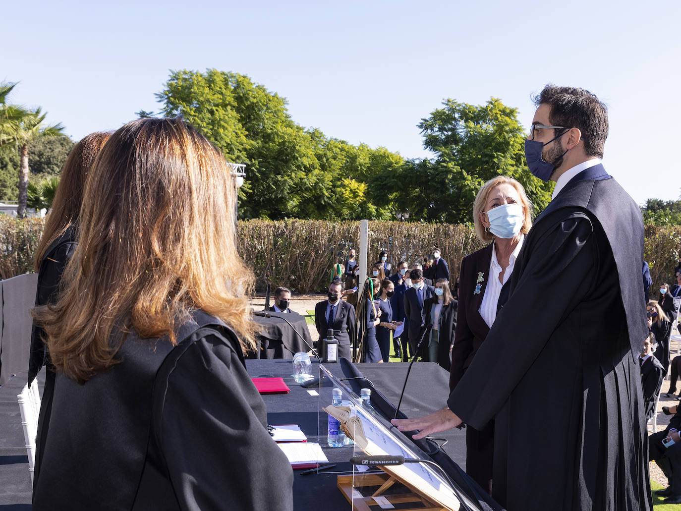 Este sábado fue una jornada de celebración en la Masia Xamandreu con la jura de nuevos letrados y con el acto de homenaje de los 25 años de colegiación del Ilustre Colegio de Abogados de Valencia (ICAV).