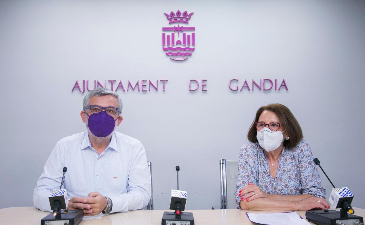 Pep Alandete y Amparo Victoria. 