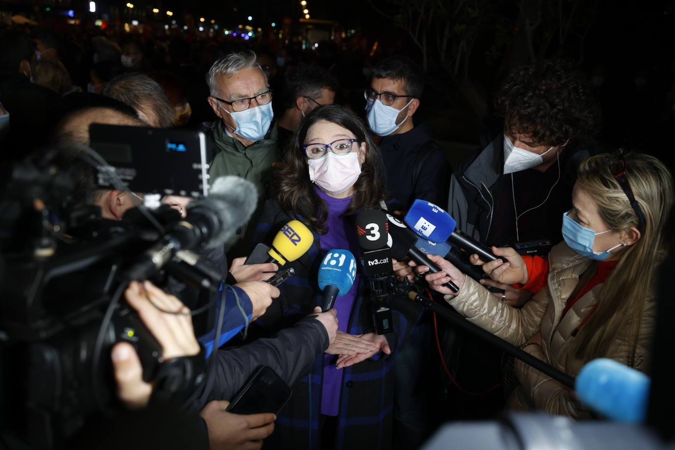 Fotos: Manifestación en Valencia contra la infrafinanciación de la Comunitat