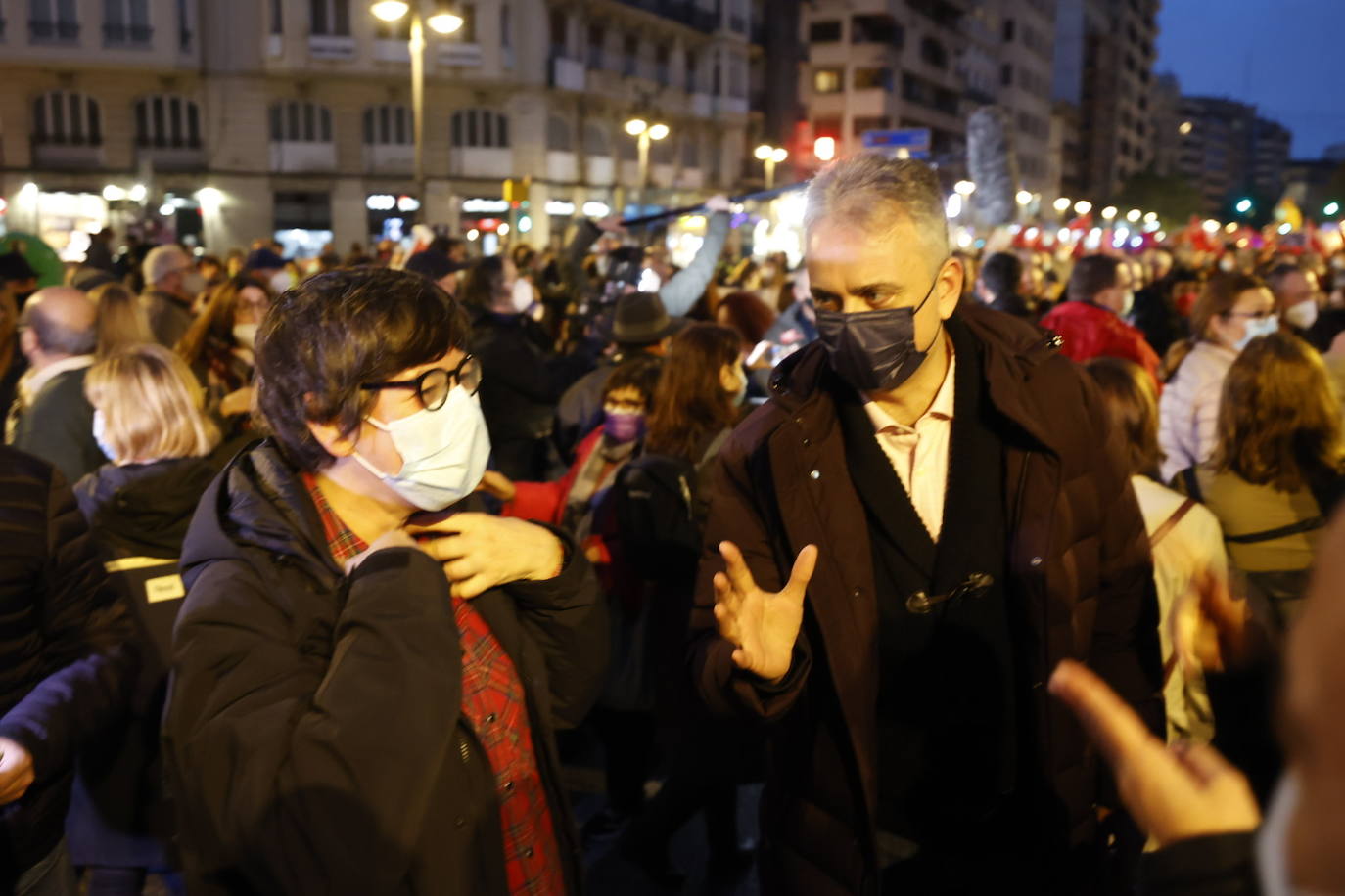 Fotos: Manifestación en Valencia contra la infrafinanciación de la Comunitat