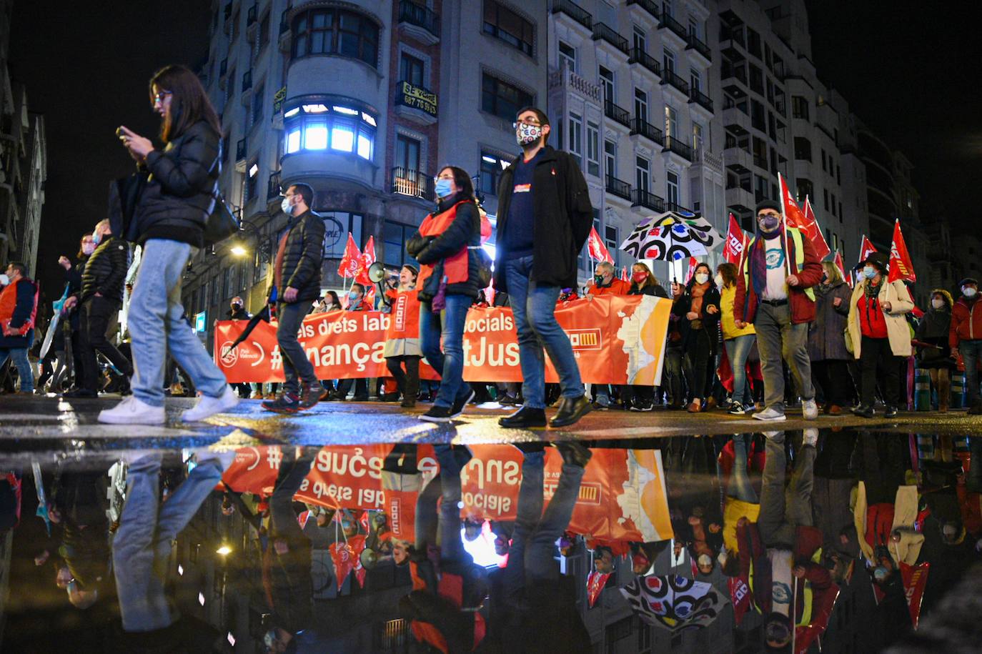 Fotos: Manifestación en Valencia contra la infrafinanciación de la Comunitat