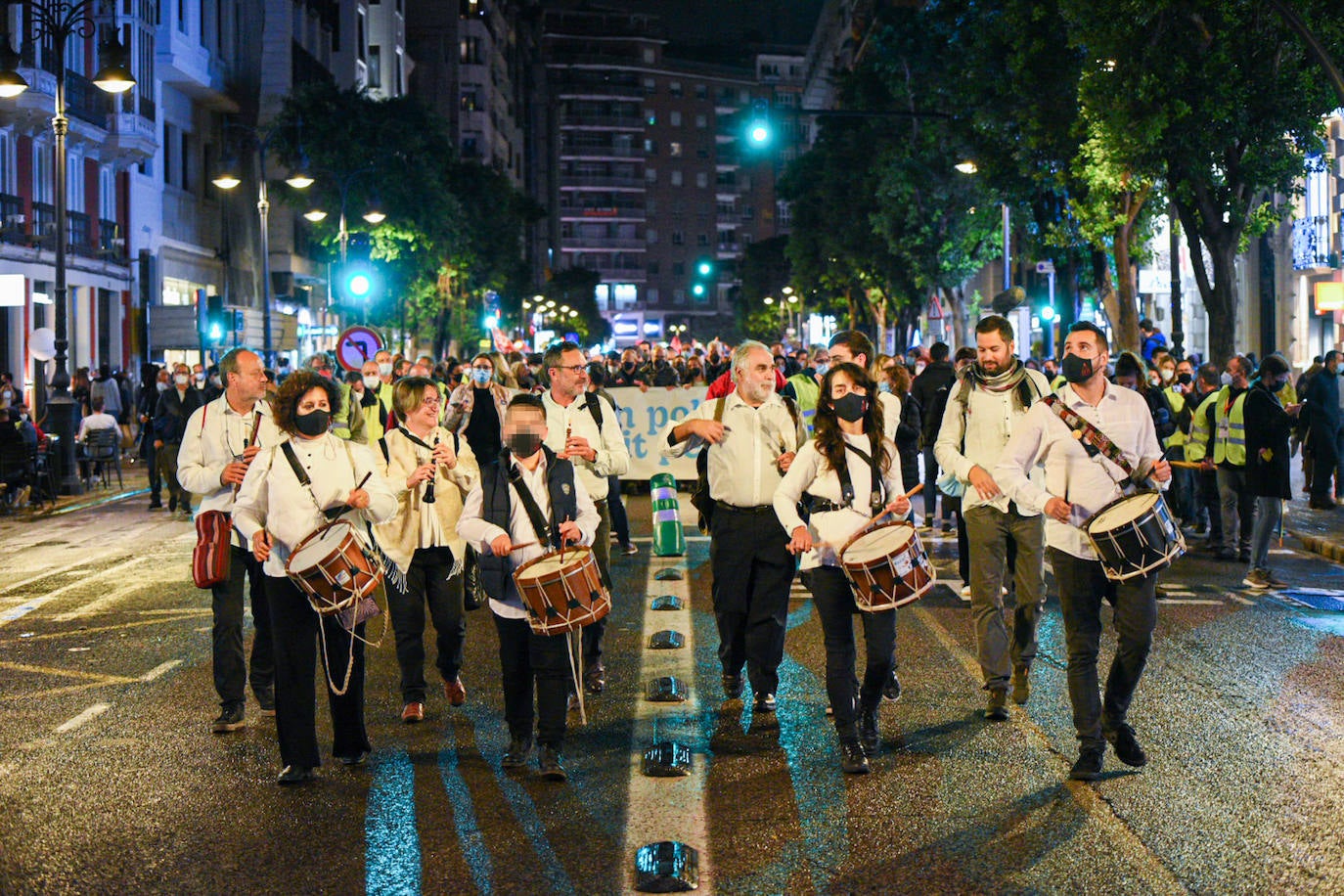 Fotos: Manifestación en Valencia contra la infrafinanciación de la Comunitat