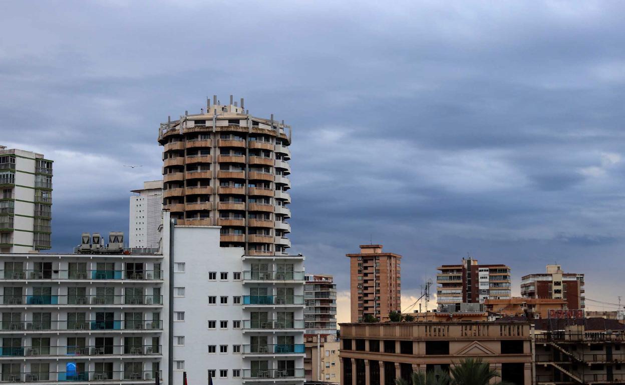 Benidorm ha sufrido una importante tromba esta madrugada