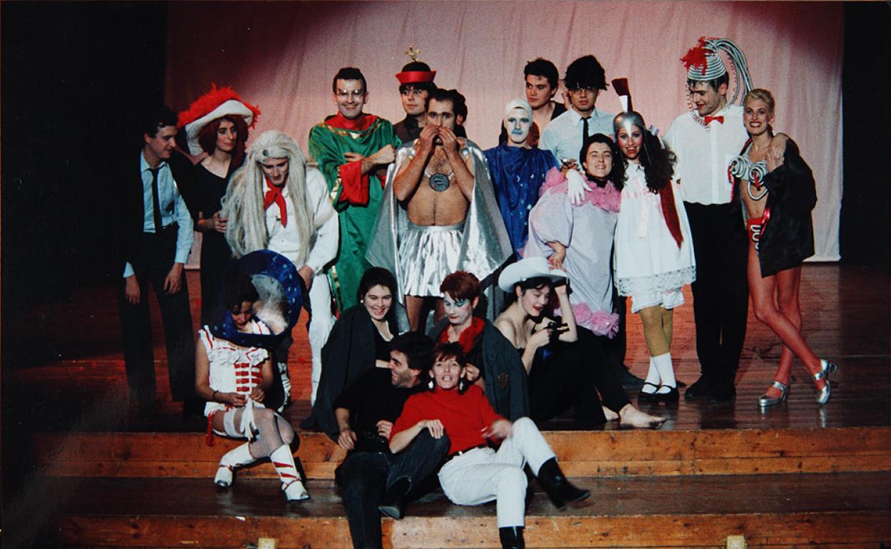 Fotografía de archivo de una representación teatral en la sala Palmireno. 