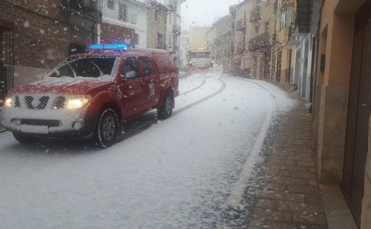 Nieve en Castellfort.