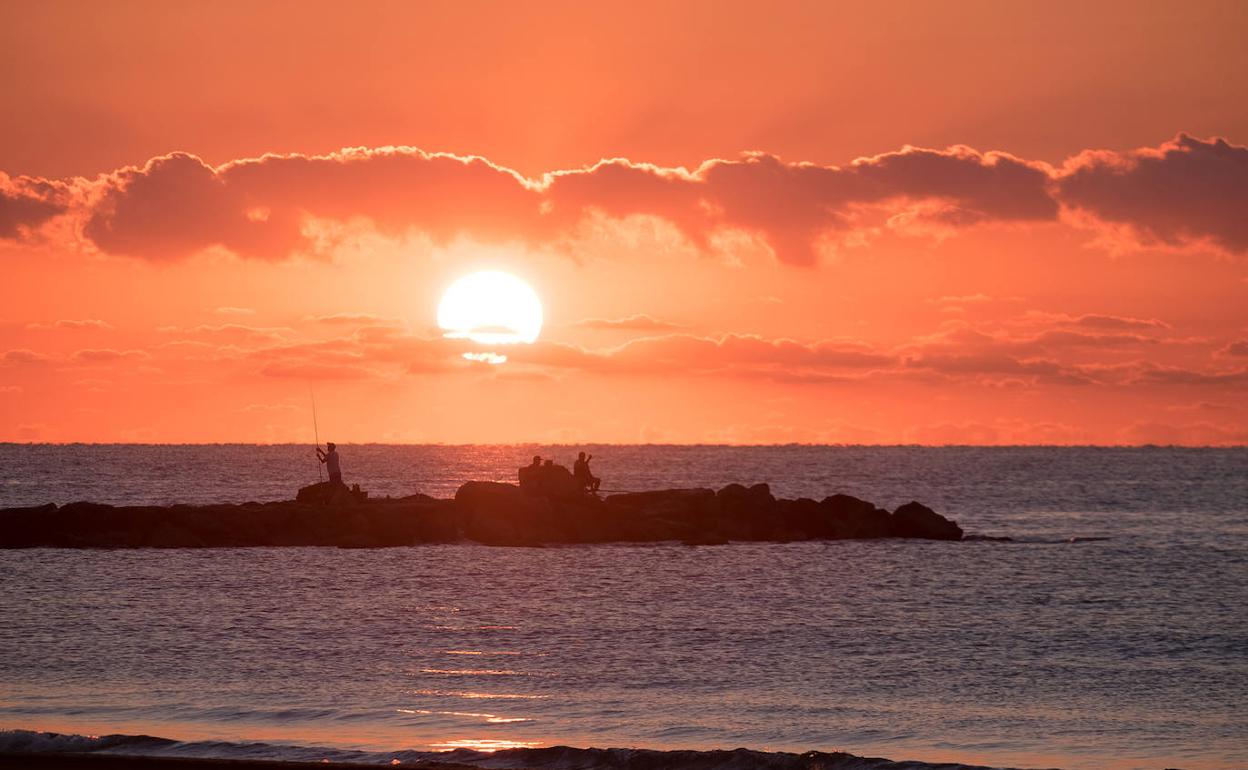 La playa de la Pobla de Farnals. 