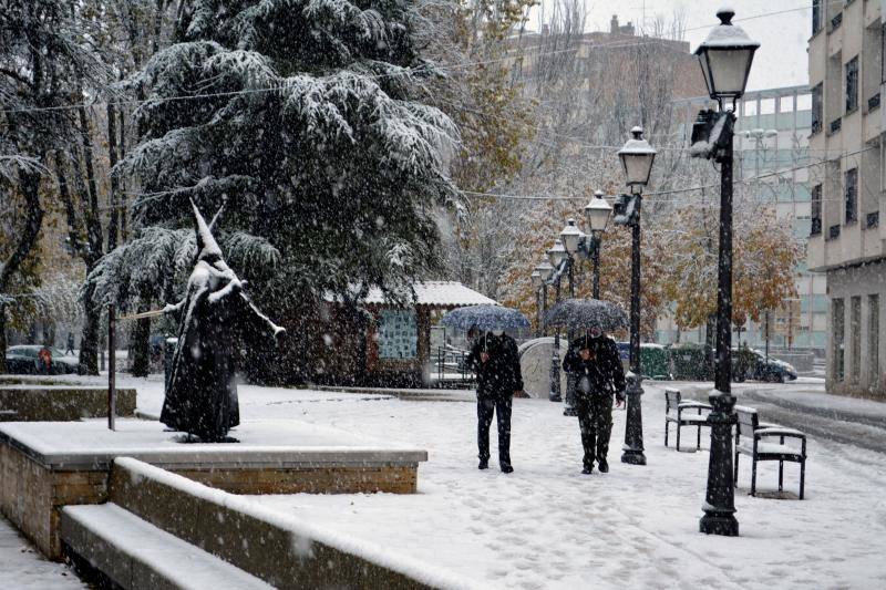 Nieve en Palencia