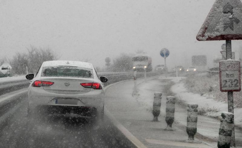 Nieve en Piqueras (Soria)