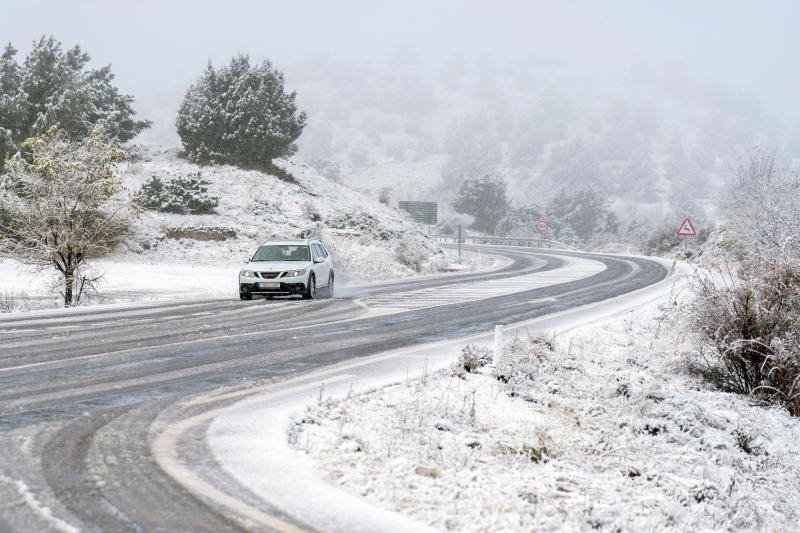 Nieve en la provincia de Teruel