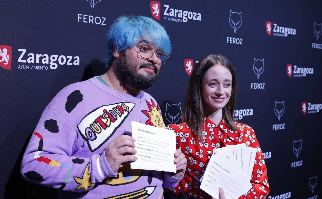 Los actores Brays Efe y Elena Rivero han leído esta mañana las nominaciones a la IX edición de los Premios Feroz. 