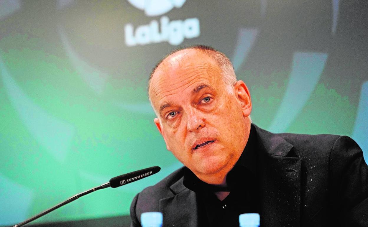 Javier Tebas, presidente de LaLiga. 