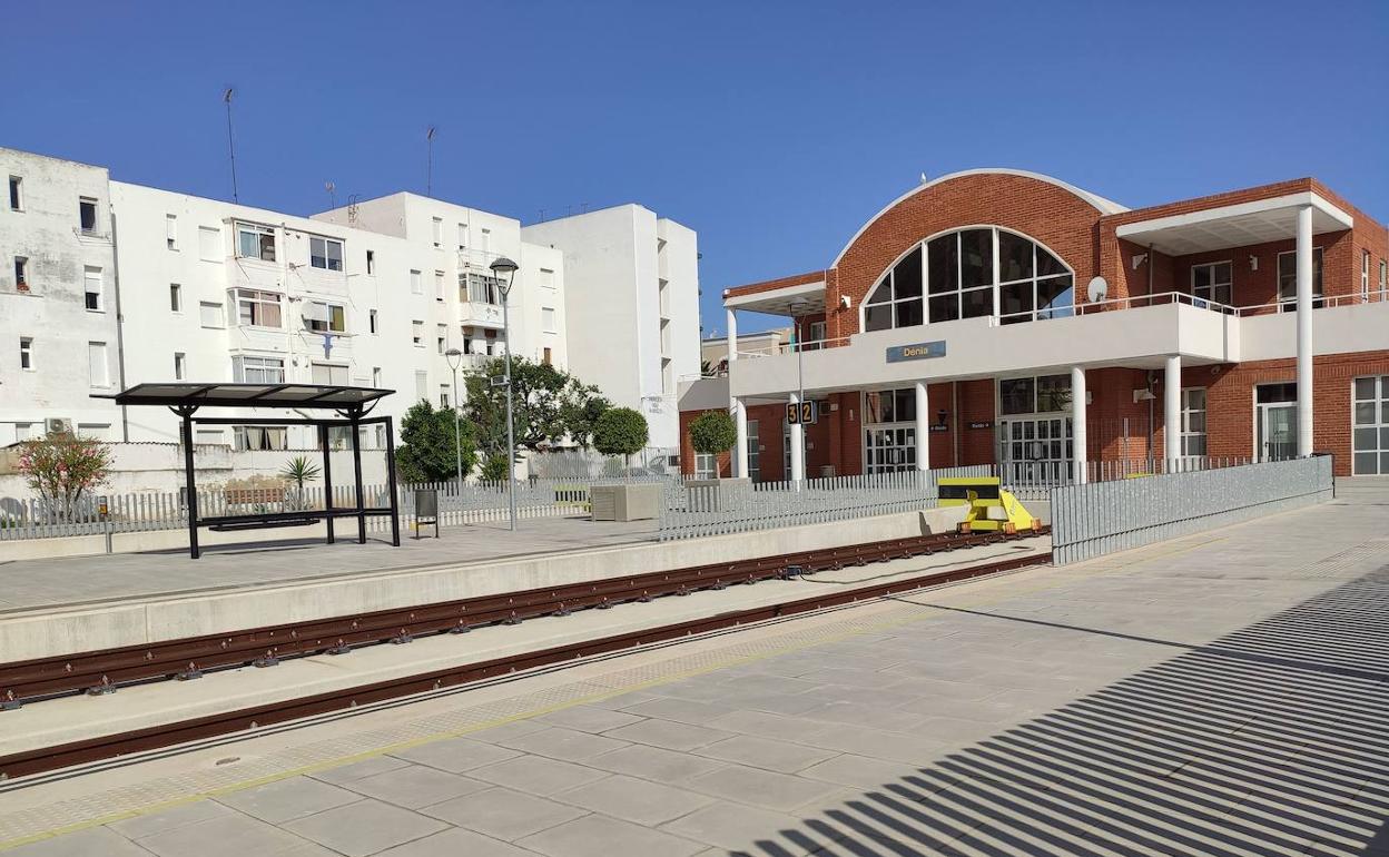 Estación de tren de Dénia. 