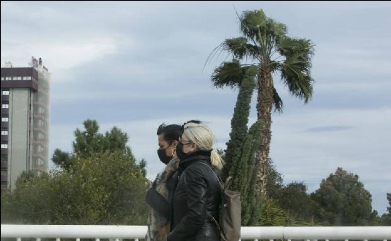 Rachas de viento en Valencia.