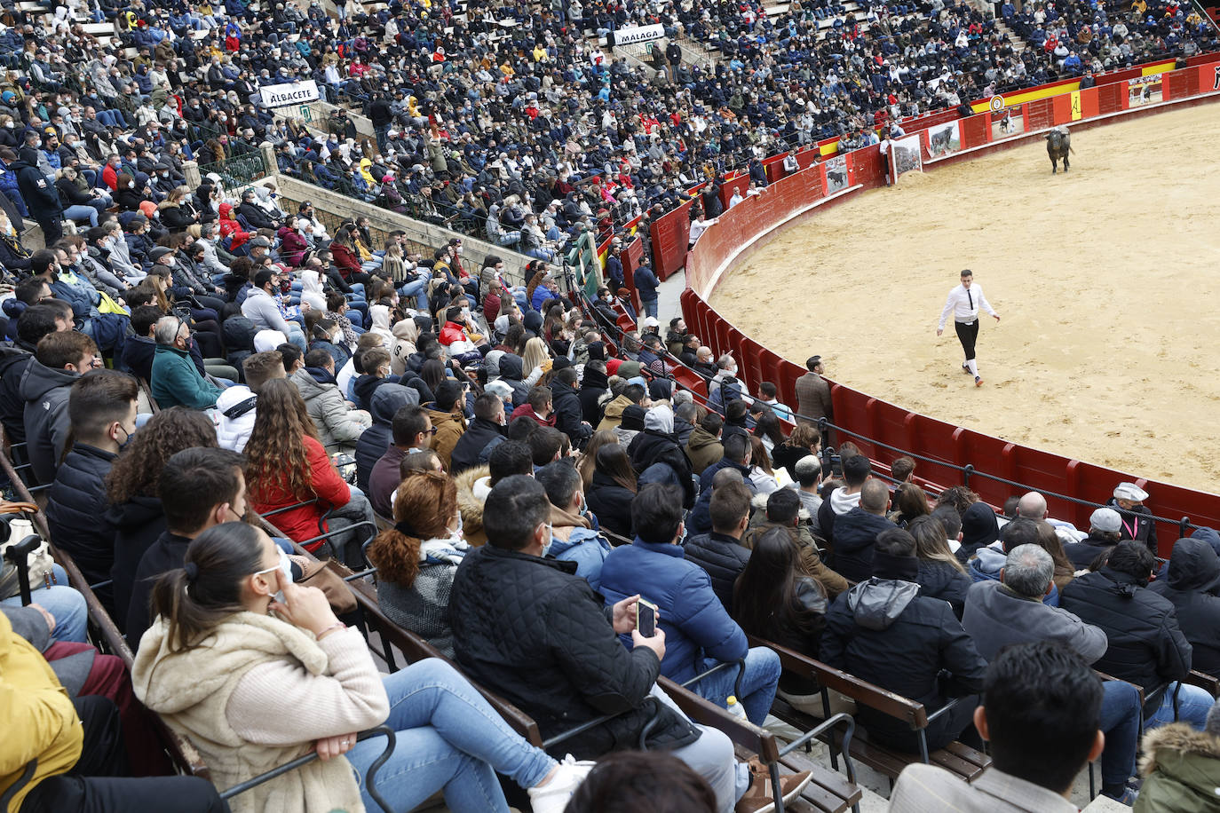 Miles de personas se dan cita en el coso de la calle Xàtiva para vivir el regreso de esta competición taurina popular con representantes valencianos, del resto del territorio nacional e incluso de Francia