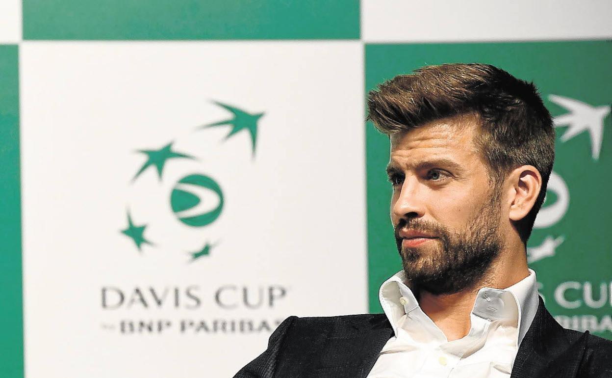 Pique en la presentación de la Copa Davis