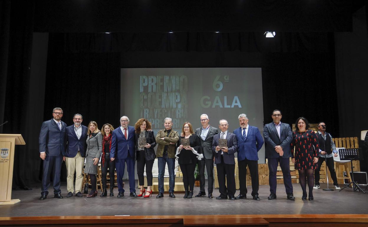Imagen de la sexta edición de la gala de Coempa en l'Alfàs del Pi