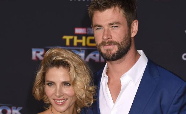 Elsa Pataky y Chris Hemsworth. 