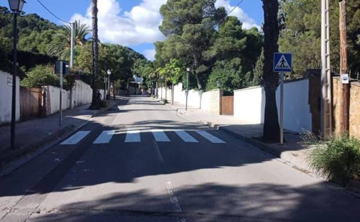 Imagen de una calle de Náquera, municipio en el que existen problemas con la banda ancha. 