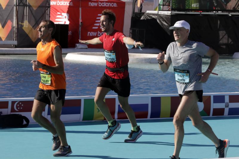 Corredores en el Maratón de Valencia.