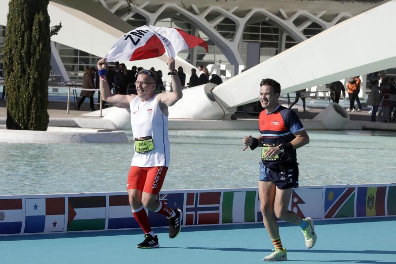 Corredores en el Maratón de Valencia.