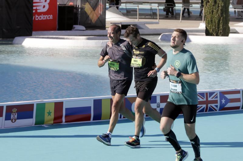 Corredores en el Maratón de Valencia.