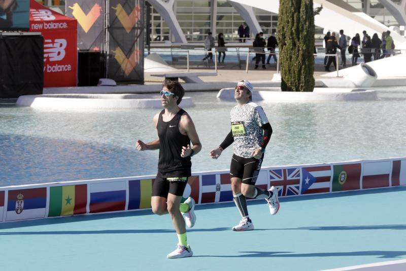 Corredores en el Maratón de Valencia.