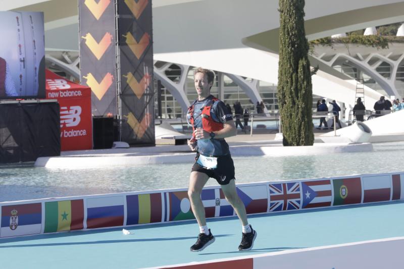 Corredores en el Maratón de Valencia.