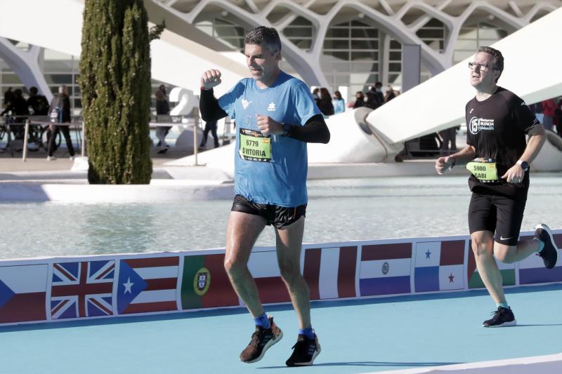 Corredores en el Maratón de Valencia.