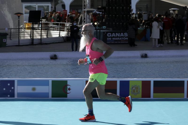 Corredores en el Maratón de Valencia.