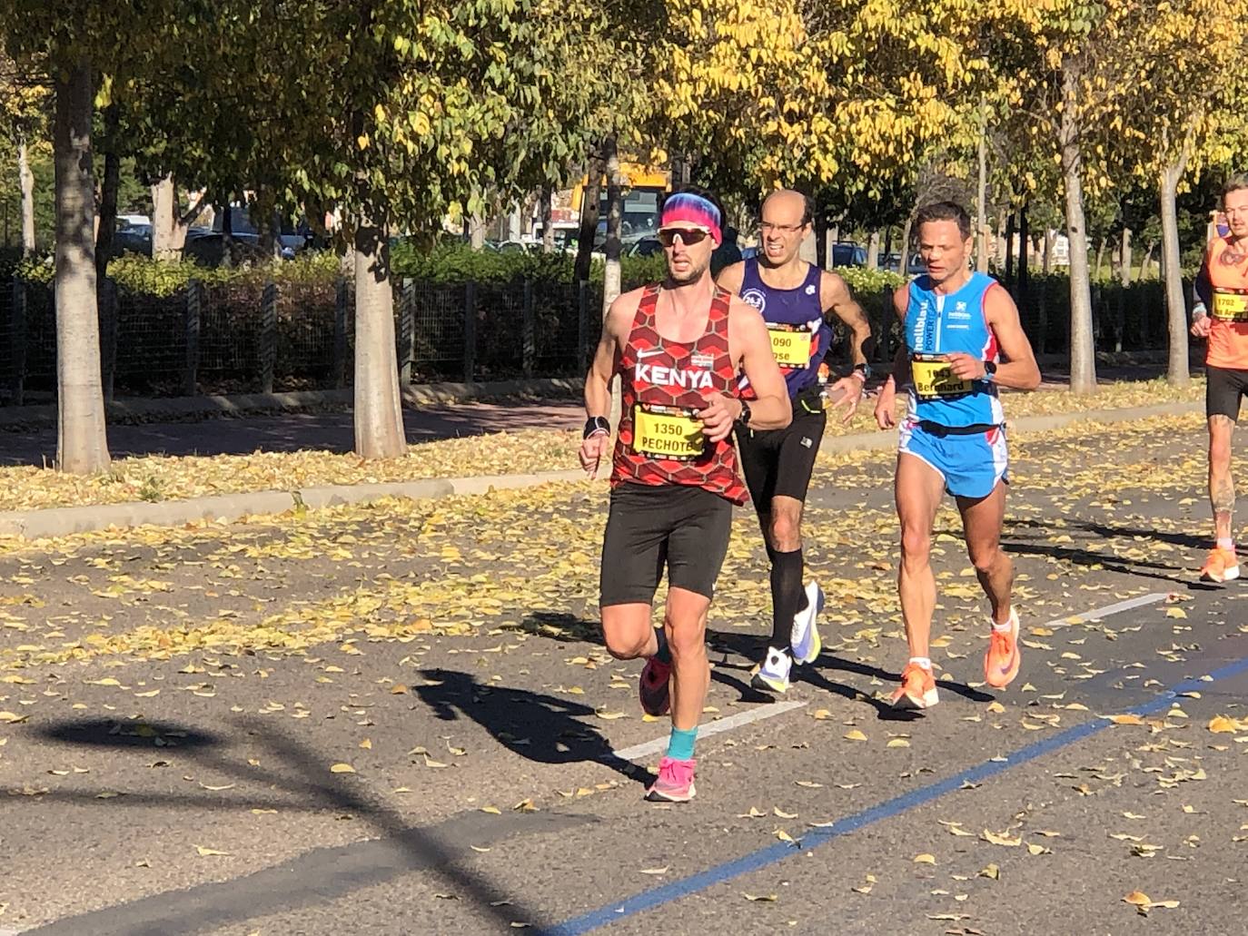 Tras pasar por el centro de la ciudad los participantes llegaban al entorno del Bioparc para comenzar el último tramo de la carrera.