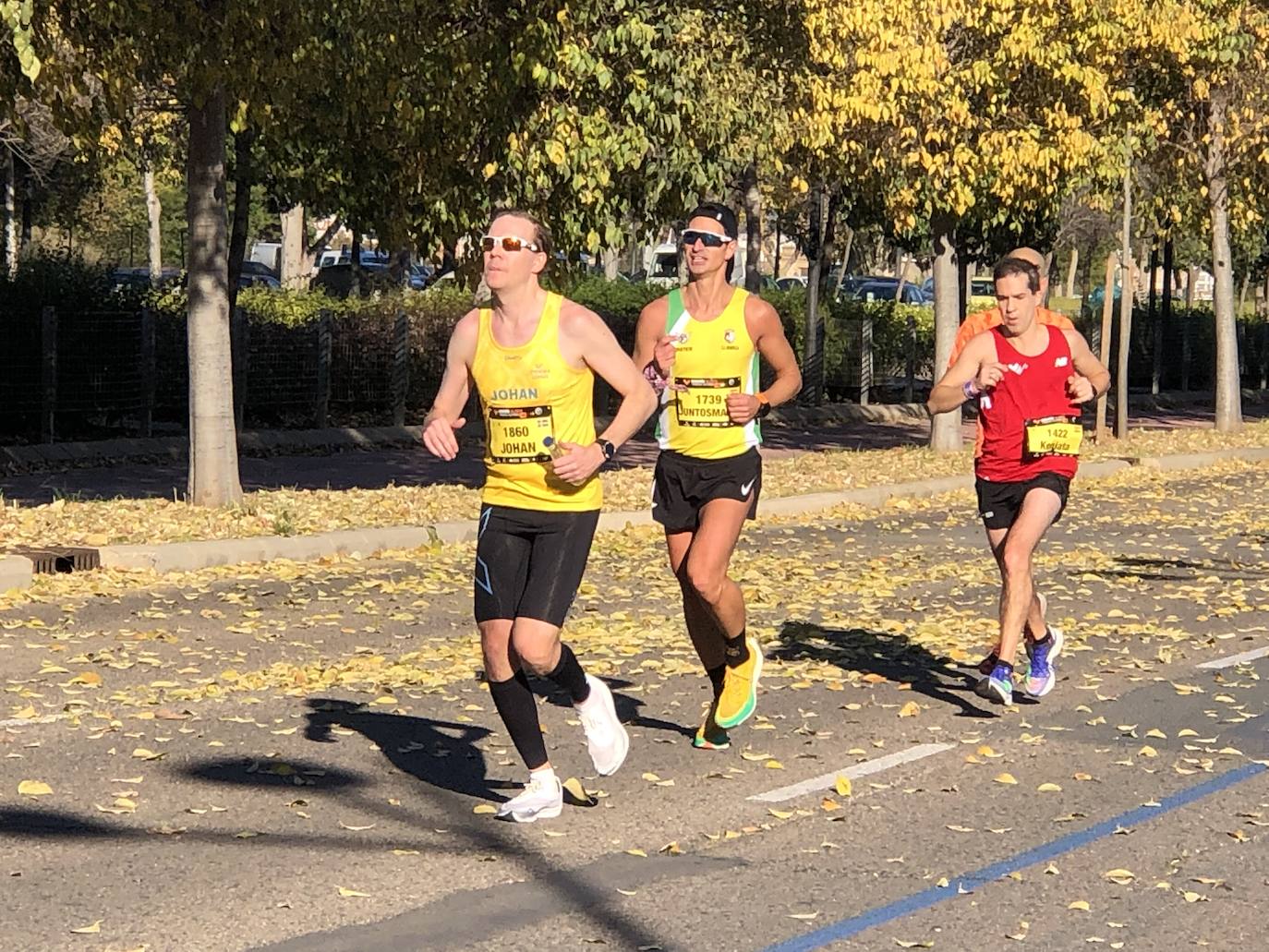 Tras pasar por el centro de la ciudad los participantes llegaban al entorno del Bioparc para comenzar el último tramo de la carrera.