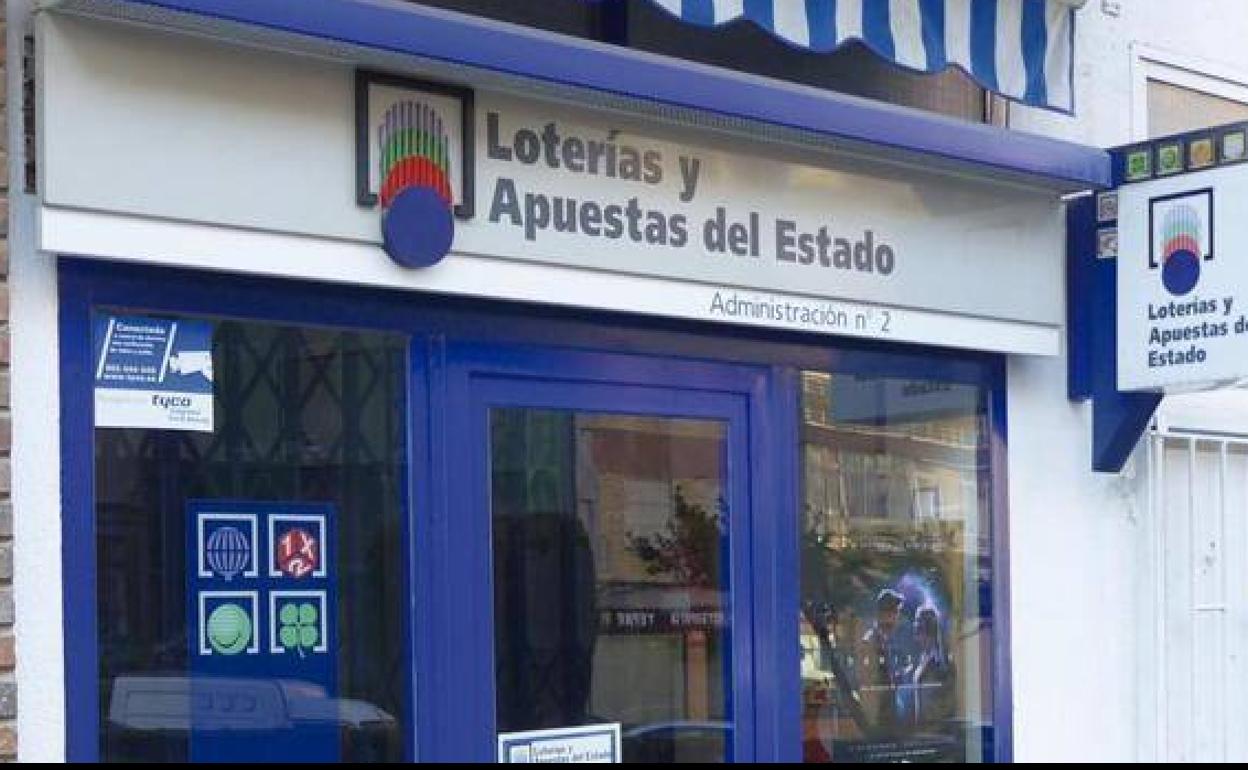 Una administración de lotería.